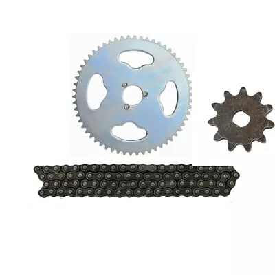 #35 Chain 58T Tooth Rear Sprocket KIT For Go Kart Golf Cart Mini Bike ATV • $42.69