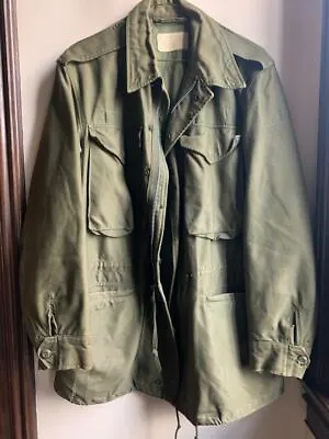 Early Vietnam 1962 Dated OG-107 US Army M-51 Field Jacket Coat SMALL-REGULAR • $75