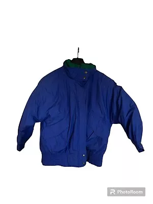 Vintage London Fog Jacket Size Large 90s Vtg Purple  • $29.95