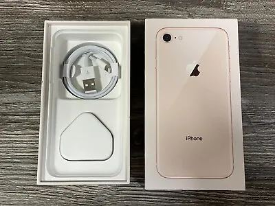£12.99 • Buy Used Empty Box For Apple IPhone 8 Gold 64GB Used Box + Accessories