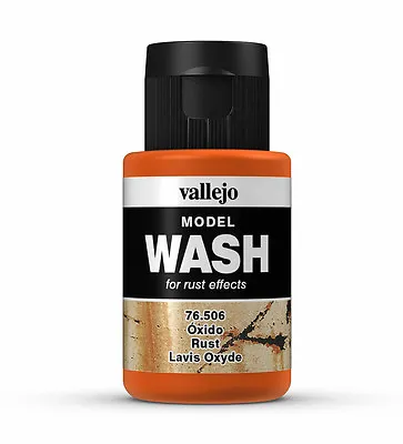 Vallejo Model Wash - Model Weathering - Rust 35ml - 76506 • £5.25