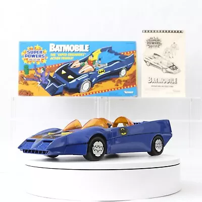 Vintage DC Super Powers Batmobile Kenner 1984 Action Figure Vehicle W Box • $199.99