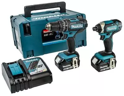 18V LXT 2x 5Ah Li-Ion Cordless Combi Drill And Impact Driver Kit - DLX2131TJ • £371.59