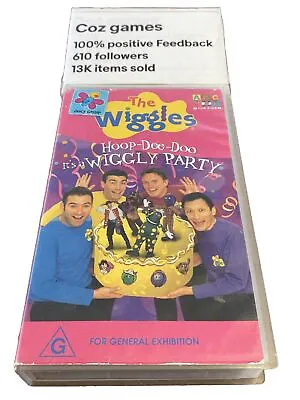 The Wiggles Hoop-Dee-Doo It’s A Wiggly Party 2001 VHS Video Australian Kids Tv • $20