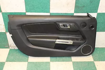 15-21 MUSTANG Coupe Black Driver LH Left L Interior Door Trim Panel OEM Factory • $113.99