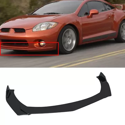 Glossy Black For Mitsubishi Eclipse Front Bumper Lip Splitter Spoiler Chin • $42.99