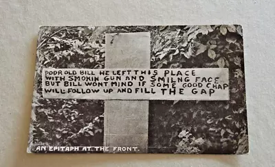 An Epitaph At The Front – Sold In Aid Of Ymca Hut Fund Regent Hotel Deansgate • $16.50