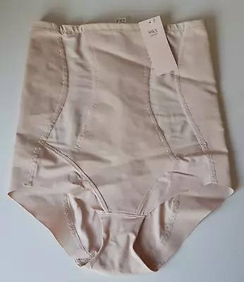 M&S Panty Gridle High Waist Brief Size 12 Almond • £10.99