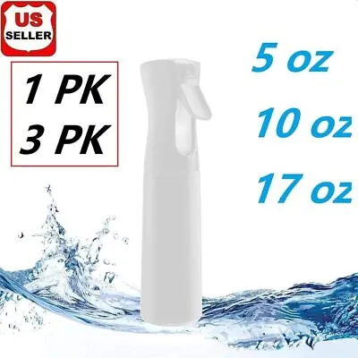 Barber Spray Bottle Continuous Mist Hair Salon Plant Mister And Water Sprayer • $15.98