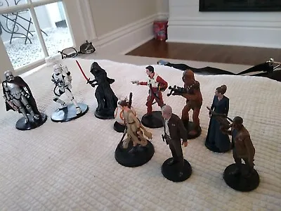 10 Star Wars Cake Toppers R2-D2 Kylo Poe Boba Chewbacca Lando Han Darth Rey • $29