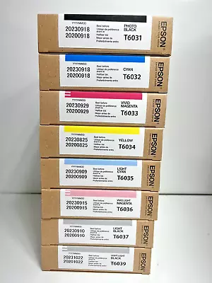 EXPIRED 2023 Genuine Epson Ink Set Stylus Pro 7880 9880 BOXES ALL MINT • $399.98