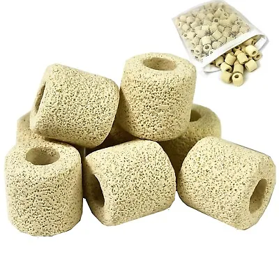 Ceramic Bio Filter Media Ceramic Rings 1/2/4/8/32 Lbs Aquarium Sump Canister • $129.99