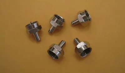 5 Pcs Pack X F-Type 75 Ohm Terminator Coaxial Cable Connector Adapter Lot NEW • $6.95