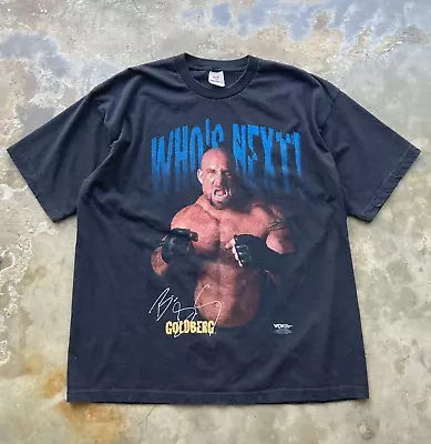 Vintage Goldberg Who's Next T Shirt 3XL XXL WCW Wrestling WWE • $59.99