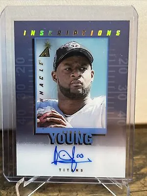 2022 Panini Select Vince Young  Pinnacle Inscriptions Auto SSP Titans#PI-VY • $15.99