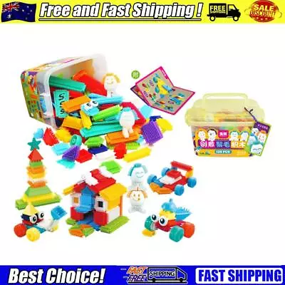 Bristle Shape Blocks Build And Play Fun Bricks Set For Boys Girls (82pcs) • $31.01