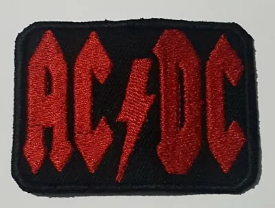 £3 • Buy Custom 8.5cmx6cm Unofficial AC/DC Sew On Embroidered Patch. 