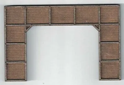 GCLaser 9115 N Scale Double-Track Timber Tunnel Portal - Laser-Cut Wood Kit • $9.99