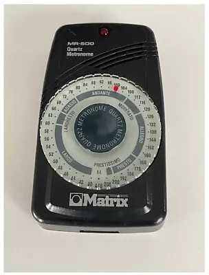 Matrix MR-500 Quartz Metronome NICE !! • $7.99