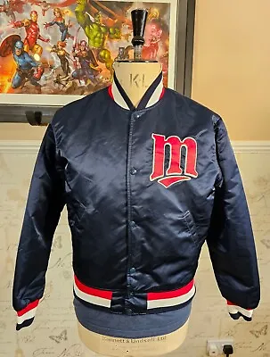 Vintage Starter Minnesota Twins Satin Jacket Diamond Collection Men's Medium • $136.87