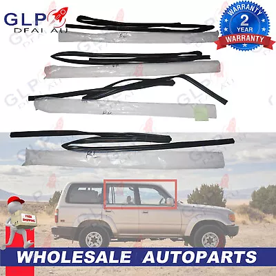 Door Window Channel Bailey Rubber Kit Suit Toyota LandCruiser 80 Series • $88