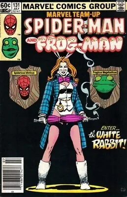 Marvel Team-Up (1972) #131 1st Appearance White Rabbit Newsstand FN Stock Image • $17.80