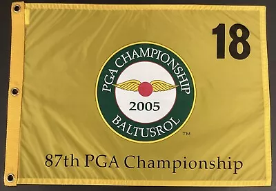 2005 PGA Championship Golf Pin Flag Baltusrol NJ Phil Mickelson Winner Major • $119.99