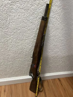 Vintage Toy Bolt Action Trainer Rifle Wood Stock & Metal Barrel 1950's Kids Toy • $39.99