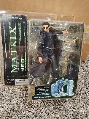 2003 The Matrix Series 1 Neo Lobby Scene McFarlane Toys Action Figure - Complete • $45