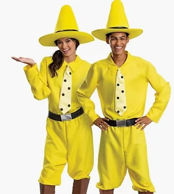 Person (Man) In The Yellow Hat - Curious George - Costume - Adult - 2 Sizes • $79.99