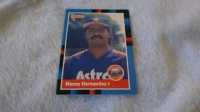 Manny Hernandez Pitcher Houston Astros Donruss #481 1988 • $1.75