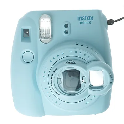 $7.79 • Buy Close Up Lens+Selfie Mirror-Fujifilm Instax Mini 9 8 7s Polaroid 300-Light Blue 