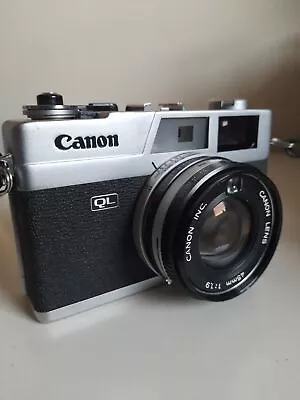 VINTAGE CANON CANONET QL19 CANON INC 45mm F19 RANGEFINDER COMPACT CAMERA JAPAN • £155.96