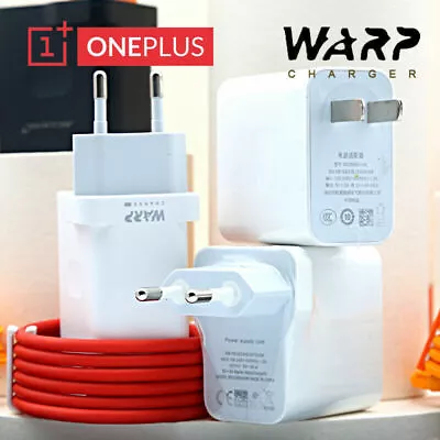 $8.79 • Buy Original Oneplus 30W Warp Fast Charger Adapter USB Type-C Cable 7 7T Pro 6T 5 5T