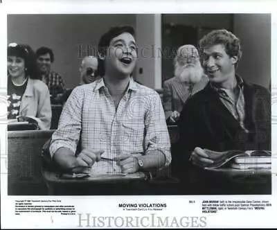 1985 Press Photo Actors John Murray Ben Mittleman In Film  Moving Violations  • $16.99