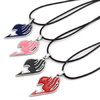 1pc Japanese Anime Fairy Tail Natsu Dragneel Figure Guild Pendant Necklace • £2.39