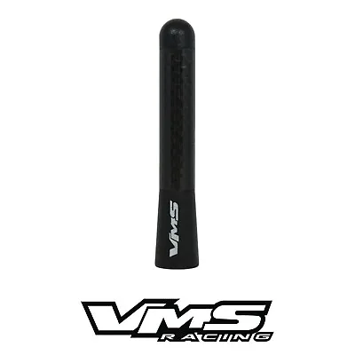 Honda S2000 Black Real Carbon Fiber Short 3  Inch Euro Style Replacement Antenna • $915.99
