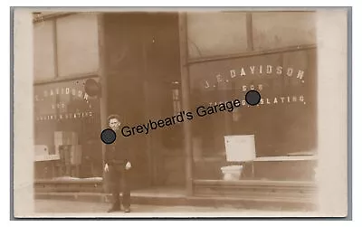 RPPC Davidson Plumber Toilet SOUTH SHARON PA Mercer County Real Photo Postcard • $34.99