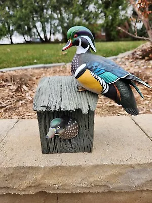 Loon Lake Decoy Nesting Wood Duck Pair Sam Nottleman • $120