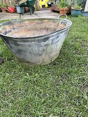 Galvanised Oval Wash Tub  • £40