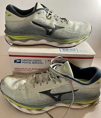 Mizuno Mens Wave Sky 5 411327 5R06 Grey Running Shoes Sneakers Size 13 Read • $24