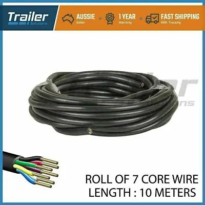 10M X 7 Core Wire Cable Trailer Cable Automotive Boat Caravan Truck Coil V90 PVC • $29