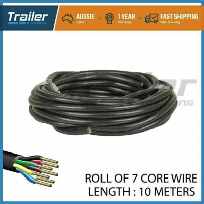 10M X 7 Core Wire Cable Trailer Cable Automotive Boat Caravan Truck Coil V90 PVC • $29