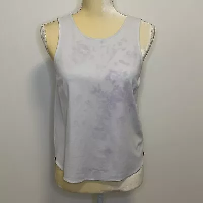 Ellie Kai Women’s Small Tank Top Tie Dye White Purple High Low • $15