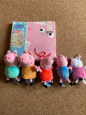 £14.99 • Buy Next Kids Single Size Bed Set Peppa Pig  Reversible Duvet Set Gift Bedding New