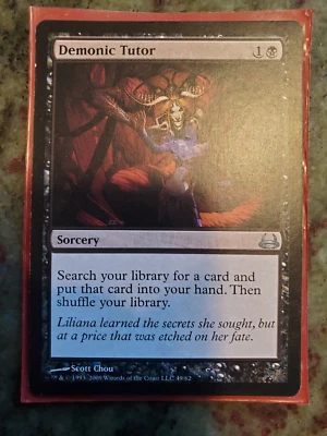 $39 • Buy Demonic Tutor 1x X1 - MtG - DDC Duel Decks: Divine Vs Demonic - NM Near Mint