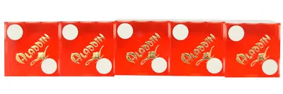 Casino Dice - Aladdin Las Vegas Stick Of 5 Used Casino Dice • $24.95