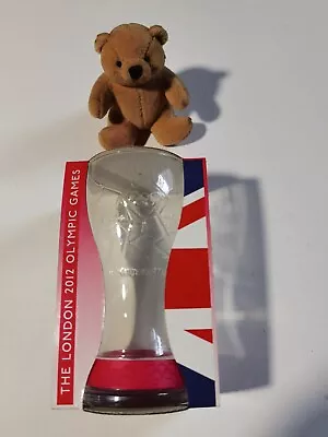 Coca Cola Glass London 2012 Olympics With Red Wristband • £2