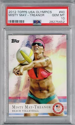 2012 Topps USA Olympics Misty May - Treanor PSA 10 • $159.99