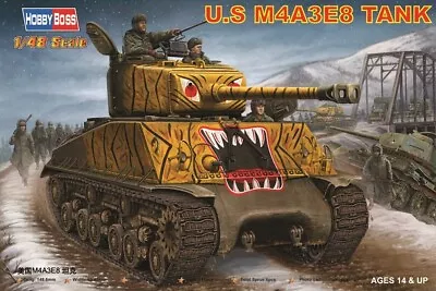 HBB84804 - Hobbyboss 1:48 - US M4A3E8 Tank • £18.99